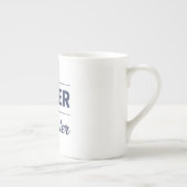 Like Father Like Daughter Text Design Porzellantasse (Rechts)