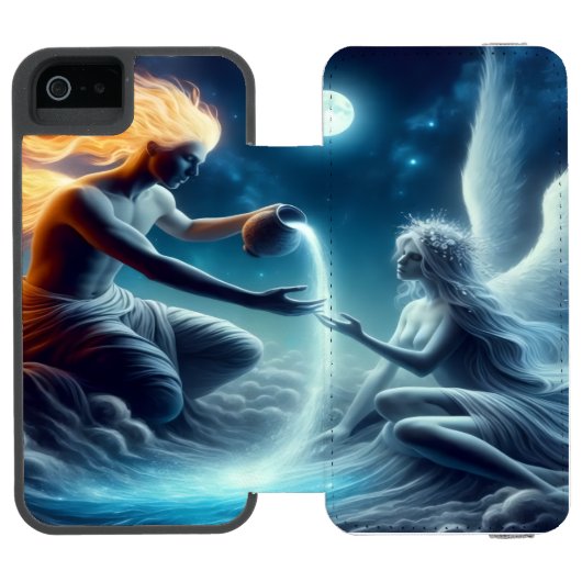 Like Fine Wine Incipio iPhone Geldbeutel-Hülle (Folio Geöffnet)