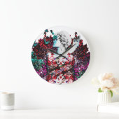 Like Flowering Flowers Große Wanduhr (Zuhause)