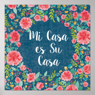 Like Frida VIII Mi Casa es | Su Casa Poster