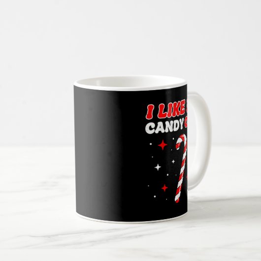 Like His Candy Cane Her Peppermint Candies Christm Kaffeetasse (VorderseiteRechts)