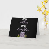 Like Mother Like Daughter Karte (Gelbe Blume)