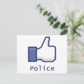 Like Police Postkarte (Stehend Vorderseite)