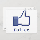 Like Police Postkarte (Vorne/Hinten)