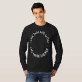 LIKE RUM AND GOLF AND MAYBE 3 PEOPLE Green Driver  T-Shirt (Vorne ganz)