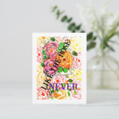 Like the Rose Never Postkarte (Stehend Vorderseite)