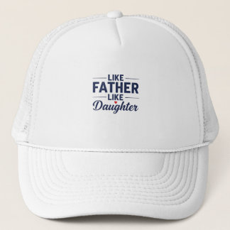 Like Vater Like Tochter Textdesign Truckerkappe