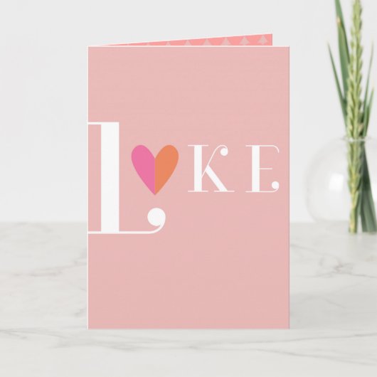 Like You Feiertagskarte (Vorderseite)