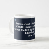 LikeABoss.fun Offizieller Becher - NORMAL MODE Edi Kaffeetasse (Vorderseite Links)