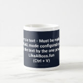 LikeABoss.fun Offizieller Becher - NORMAL MODE Edi Kaffeetasse (Mittel)