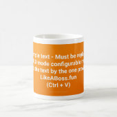 LikeABoss.fun Offizieller Becher - WILD MODE Editi Kaffeetasse (Mittel)