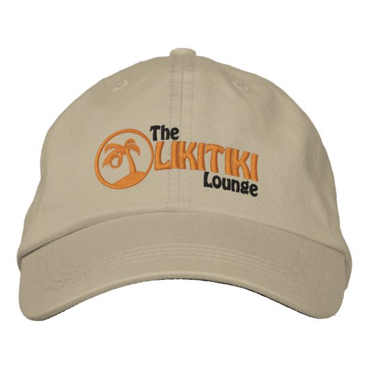 Liki Tiki Lounge Baseball Cap Bestickte Kappe (Vorderseite)