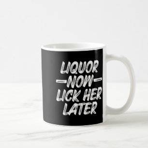 Likör Leck Mich Später Spaß Trinken Junggesellenab Kaffeetasse