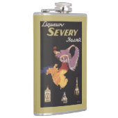 Liköre Severy Hasselt förderndes Plakat Flachmann (Rechts)