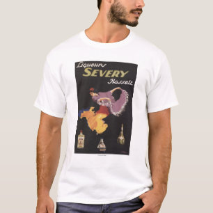 Liköre Severy Hasselt förderndes Plakat T-Shirt