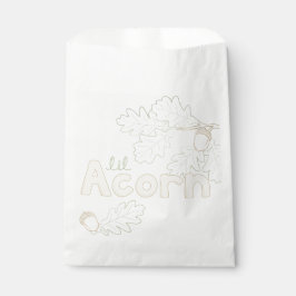 Lil Acorn Sketch Baby Dusche Geschenktütchen