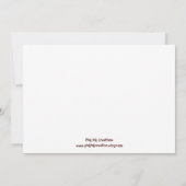 Lil Affe Einladung (Rückseite)