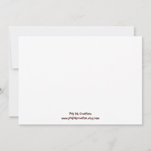 Lil Affe Einladung (Rückseite)