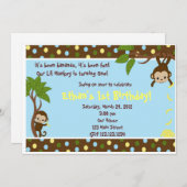 Lil Affe Einladung (Vorne/Hinten)