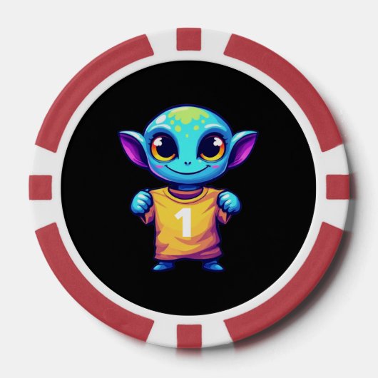 Lil' Alien Pokerchips (Vorderseite)