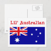 Lil' Australian Postcard Postkarte (Vorne/Hinten)