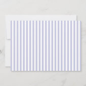 Lil' Baby Peacock Einladung (Rückseite)