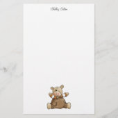 Lil Bären · Baby-Brown-Spielanzug Briefpapier (Vorderseite)