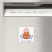 Lil Basketball Baby Boy Magnet (In Situ (Geschirrspüler))