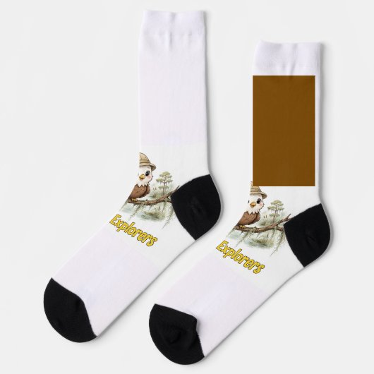 Lil' Bayou Explorers Adler Socken (Linkes Detail)