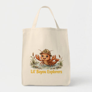 Lil' Bayou Explorers Crawfish-Einkaufstasche Tragetasche