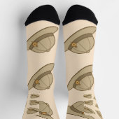 Lil' Bayou Explorers Explorer Hüte Muster Socken (Oben)