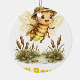 Lil' Bayou Explorers Glühwürmchen-Weihnachtsbaumsc Keramik Ornament