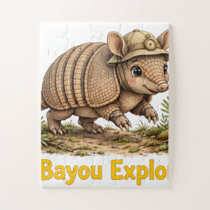Lil' Bayou Explorers Gürteltier 30-Teile-Kinderpuz Puzzle