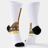 Lil' Bayou Explorers Gürteltier Socken (Gewinkelt)