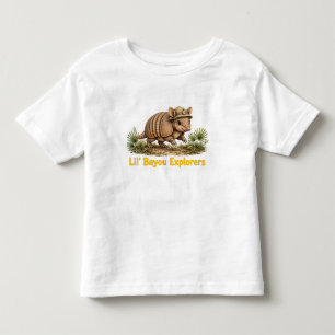 Lil' Bayou Explorers Gürteltier Toddler T-Shirt