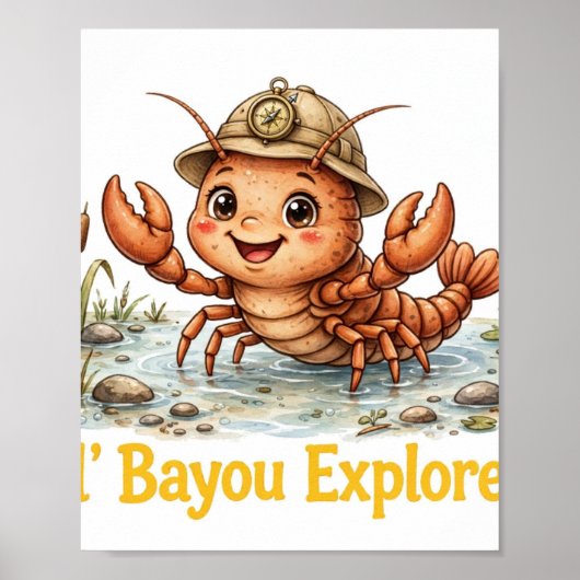Lil' Bayou Explorers Langustenposter Poster (Vorne)