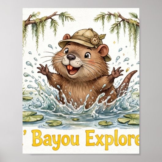 Lil' Bayou Explorers Nutria Poster (Vorne)