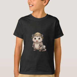 Lil' Bayou Explorers Opossum Explorer Hut T-Shirt