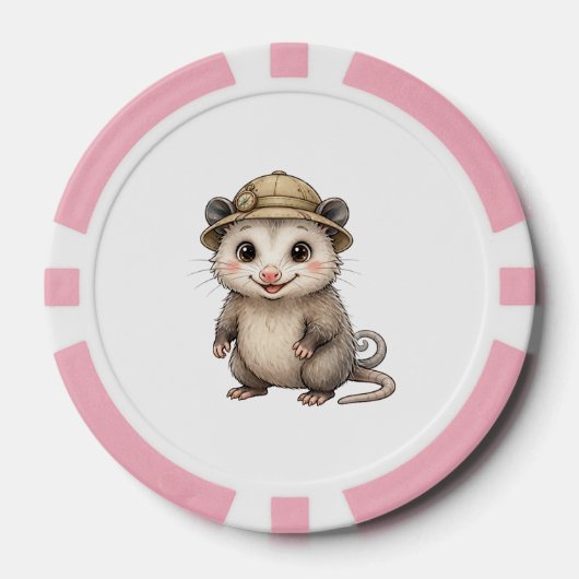 Lil' Bayou Explorers Opossum Poker Chips (Vorderseite)