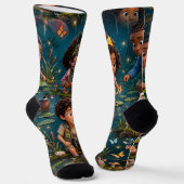 Lil' Bayou Explorers Team Muster Socken (Gewinkelt)