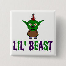 Lil' Beast Goblin Lila und grüner Schriftart