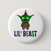 Lil' Beast Goblin Lila und grüner Schriftart