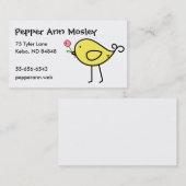 Lil' Birdie Visitenkarte (Vorne/Hinten)