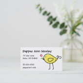 Lil' Birdie Visitenkarte (Stehend Vorderseite)