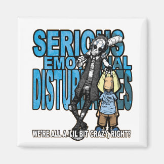 Lil Bit Crazy Office Magnet