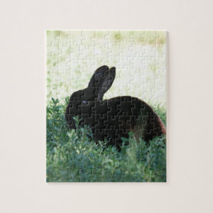 Lil Black Bunny Puzzle