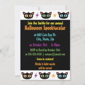 Lil Black Kätzchens Einladung (Vorderseite)