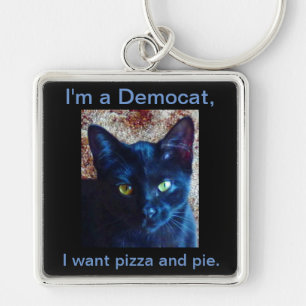 Lil Blackie Democat Schlüsselanhänger