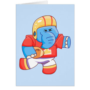 Lil blauer Elefant-Fußball