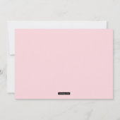 Li'l Blonde Princess Royal Einladung zum Geburtsta (Rückseite)